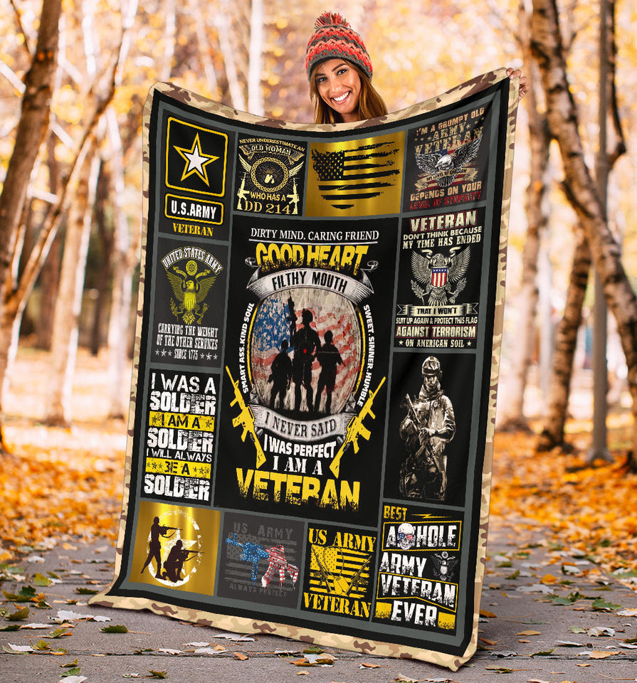 US Army Veteran Blanket