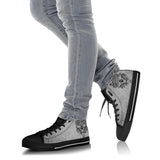 Gray Wolf, Leather Boots Women high top