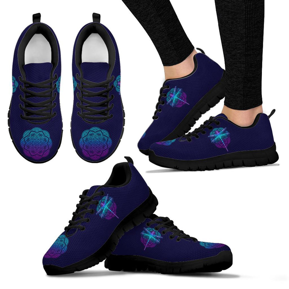 Handcrafted Boot, Dragonfly Mandala SNEAKERS