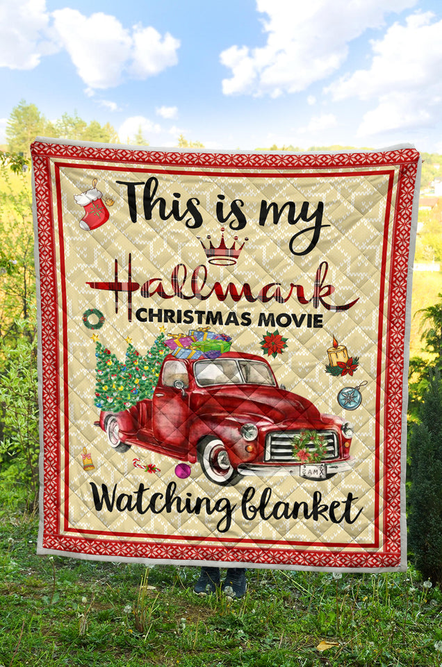 Christmas Movies Blanket This is my Hallmark movie Quilt