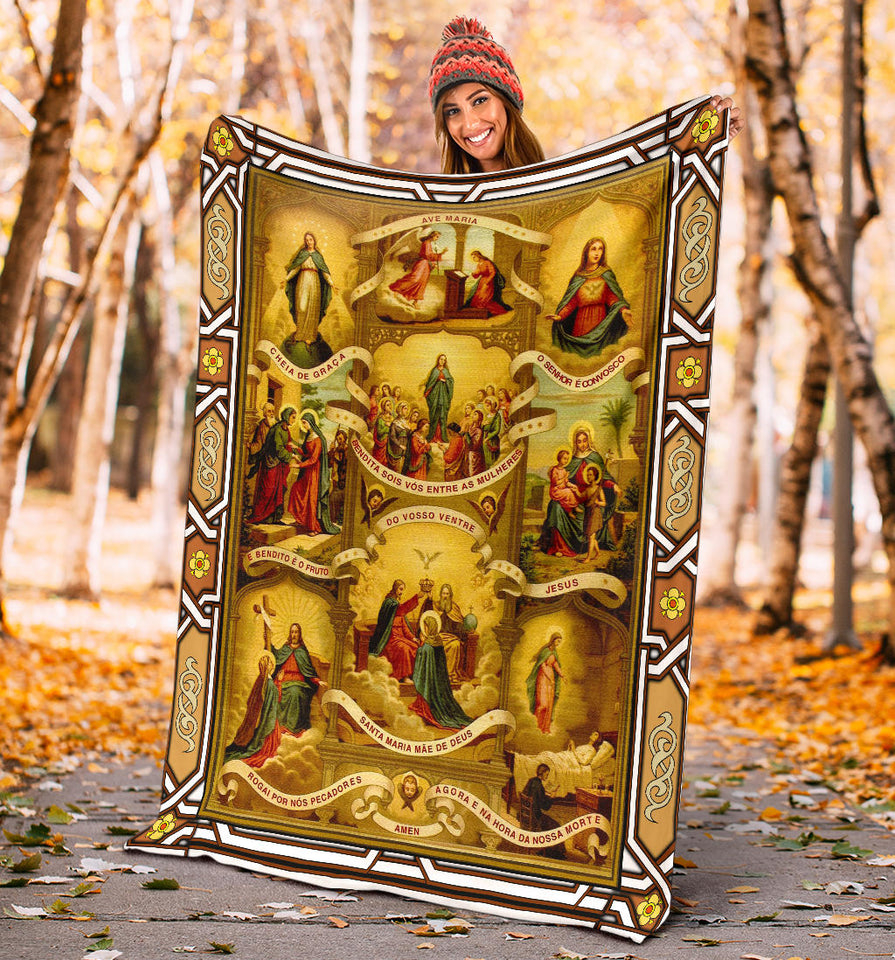 The Blessed Virgin Mary Blanket copy