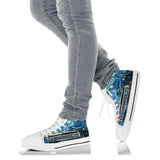 Supernatural & Van Gogh's Starry Night Custom Sneakers, Chevrolet Impala Custom Shoes