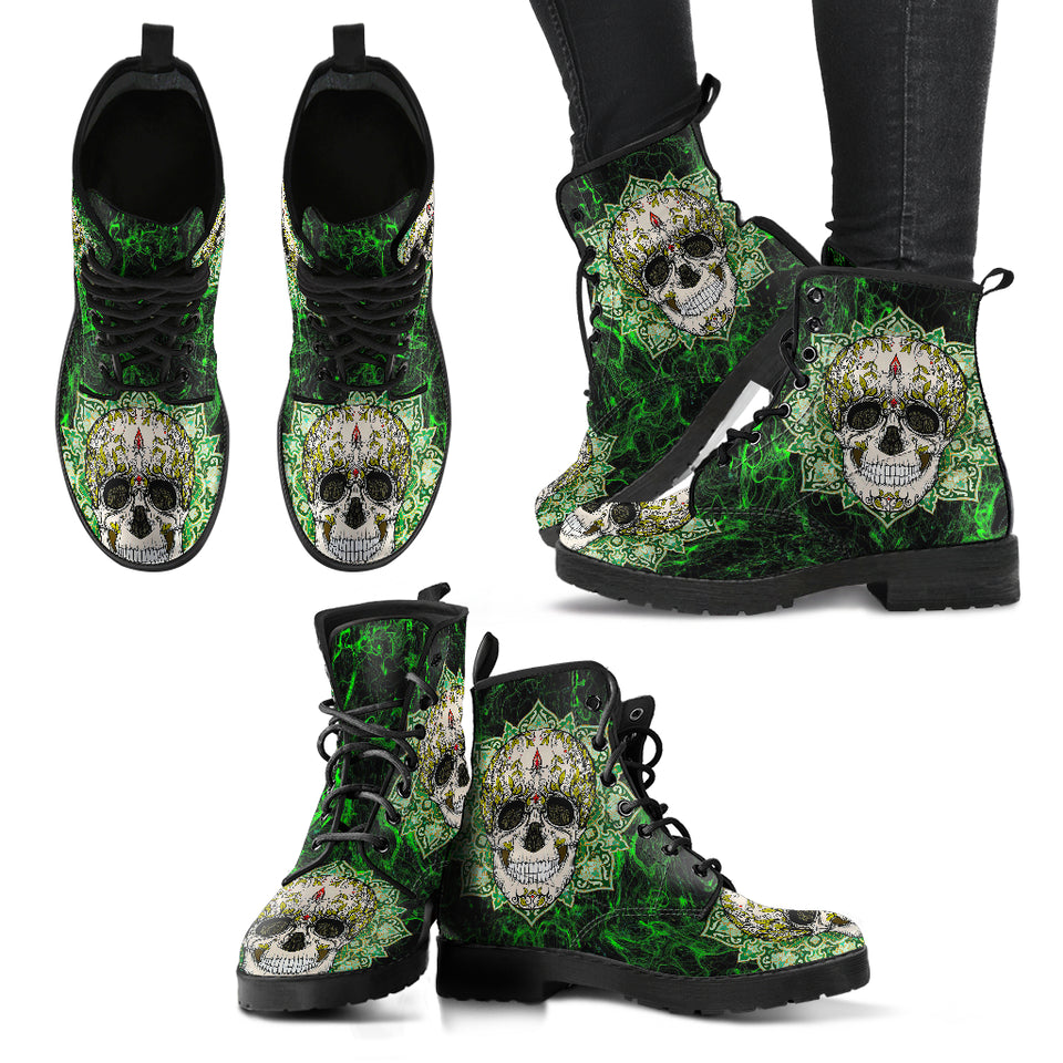 Mens Womens Leather Boots, Womens Skull Boots, Vegan Boots Women, Ladies Shoes, Winter Boots Women, Rain Boots Womens, Combat Boots Women