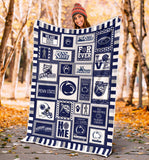 Penn State Nittany Lions 60x80b pillow