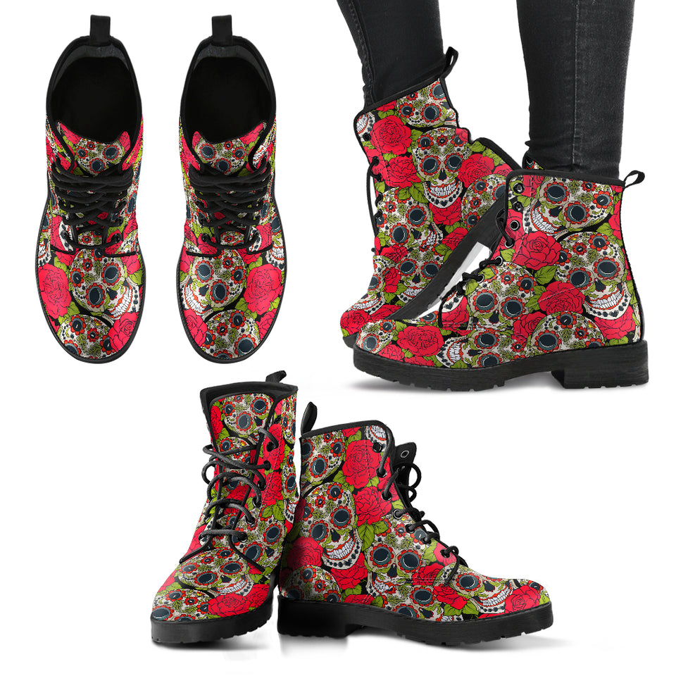 Womens Skull Boots, Womens Leather Boots, premium Boots Women, Handcrafted Boots, Winter Boots Women, Womens Rain Boots - up lai