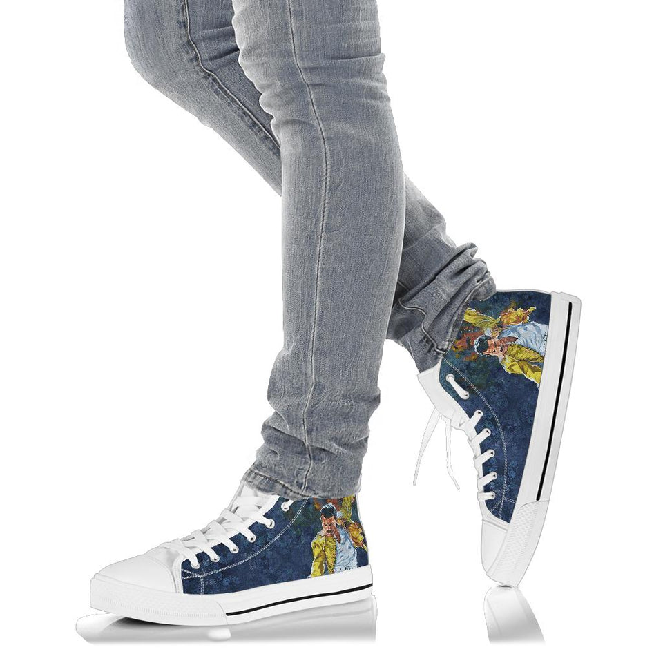 Freddie Mercury Custom Shoes, Queen Band Music