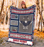 Eagle Scout 3D Quilt Blanket