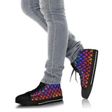 Dragon Scale, Bright Colorful high top