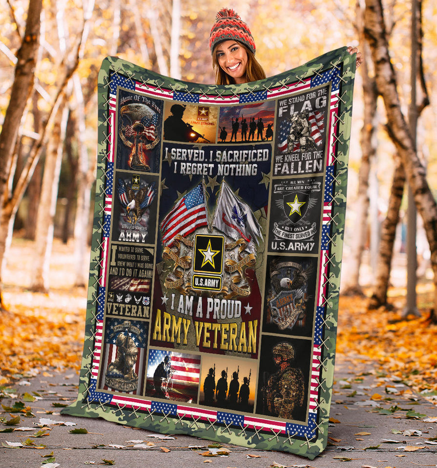 I Served I Sacrificed I Regret Nothing Blanket