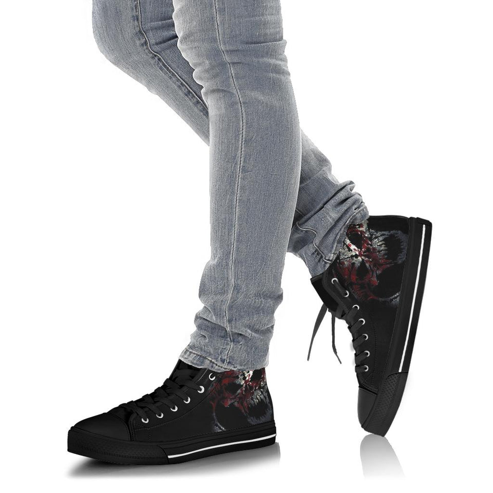 Skull Shoes for Men Fashion Sneaker High Top 10