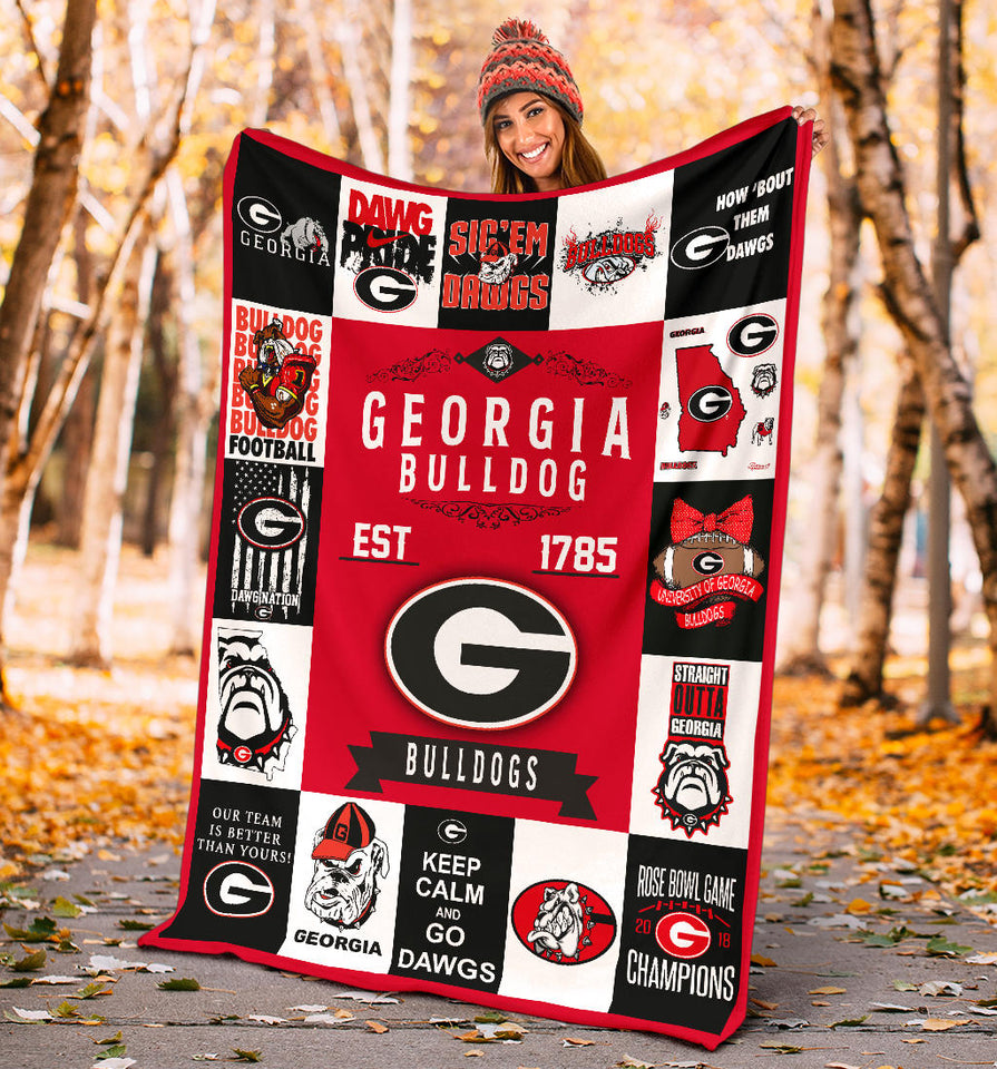 Georgia Bulldogs V3 Blanket copy