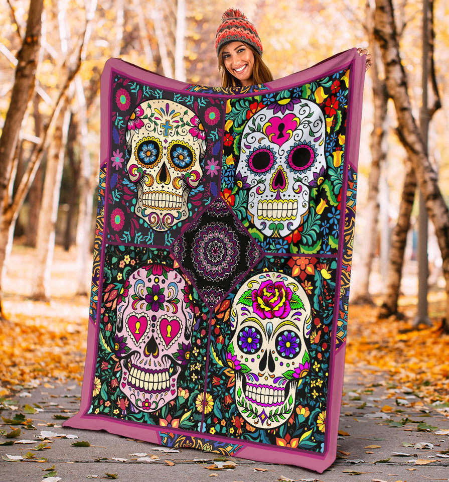 Sugar Skull Blanket