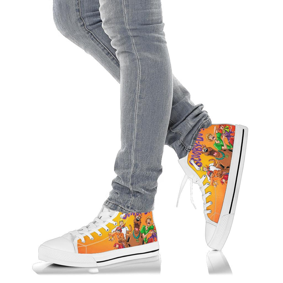 Scooby Doo Custom High Tops white