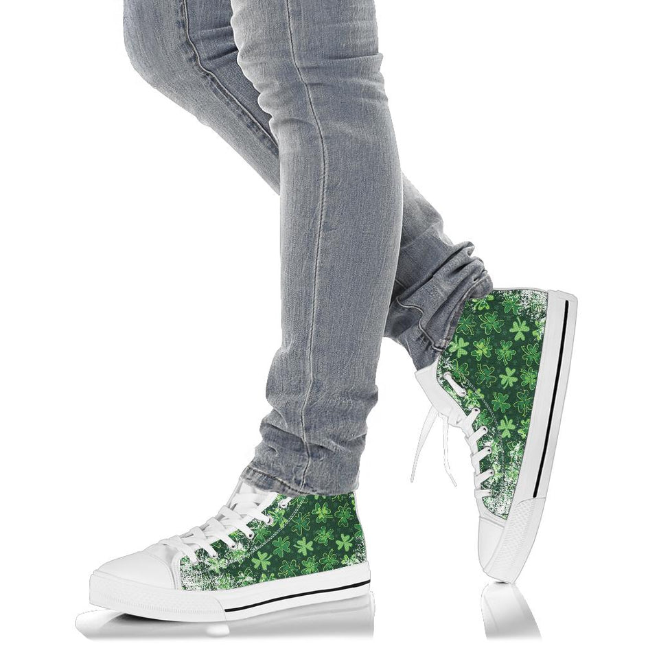 Lucky Shamrock of St.Patrick Custom printed Sneakers