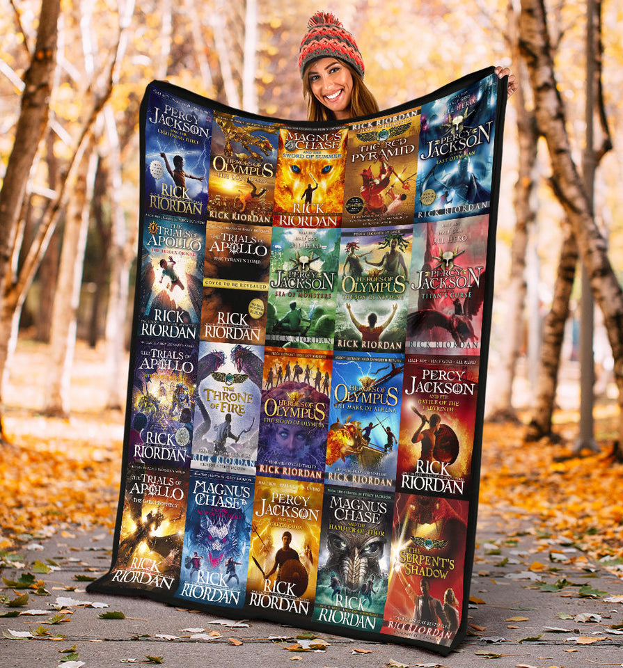 Rick Riordan Books Blanket