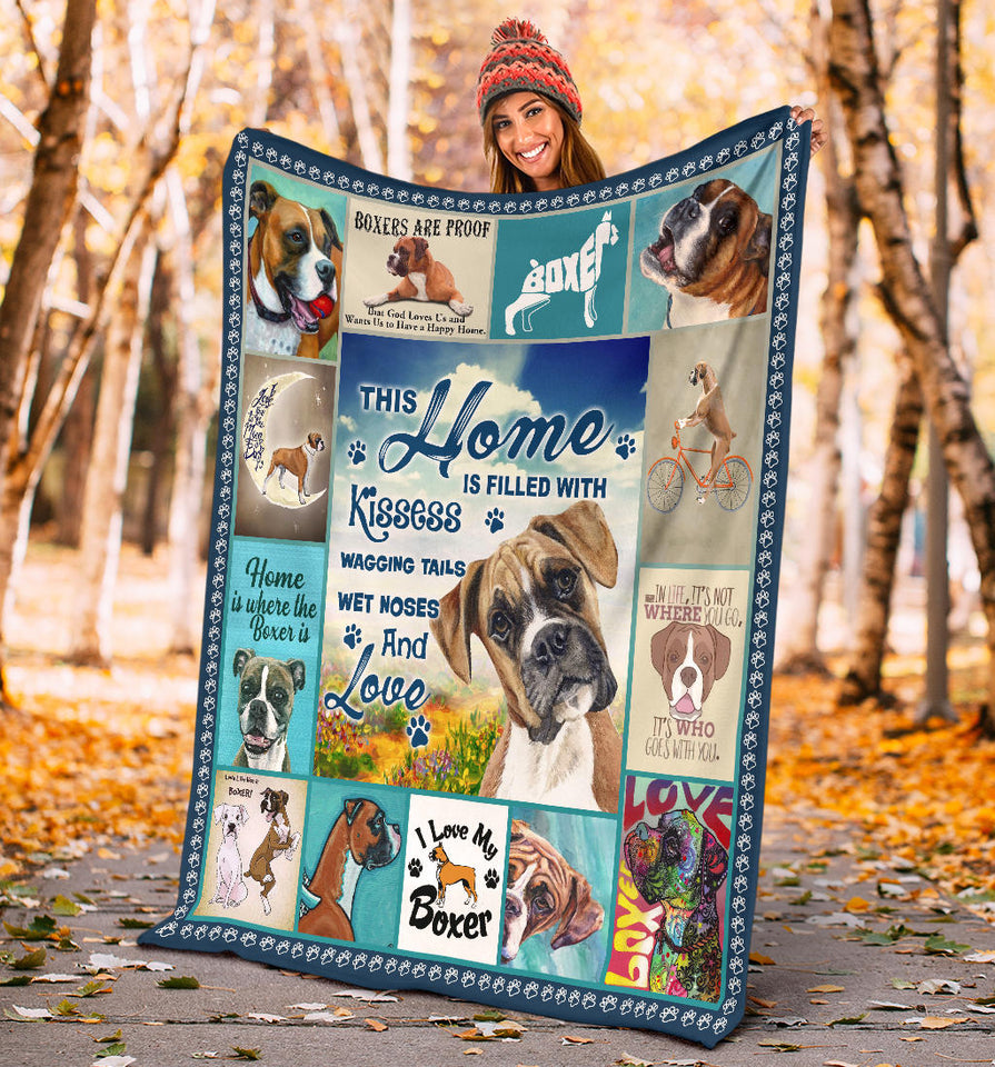 I Love My Boxer Blanket copy