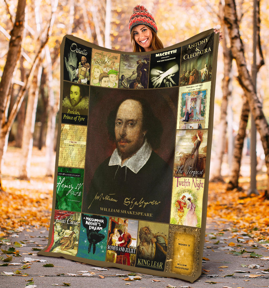 William Shakespeare Blanket copy