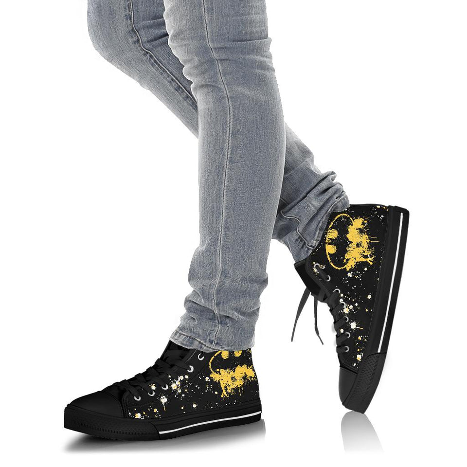 Batman Custom Sneakers, DC Comics Custom Shoes Black