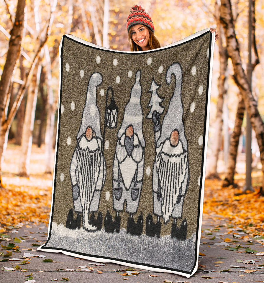 Christmas Gnomes Blanket