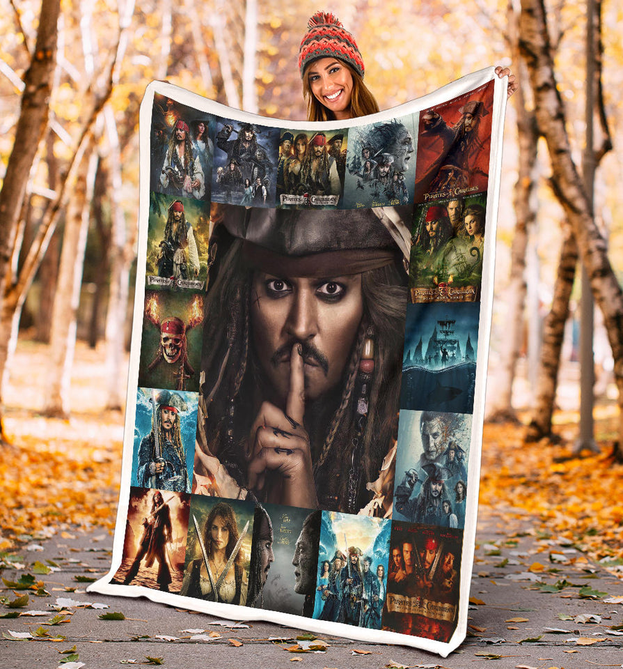 Pirates of the Caribbean Blanket Jack Sparrow