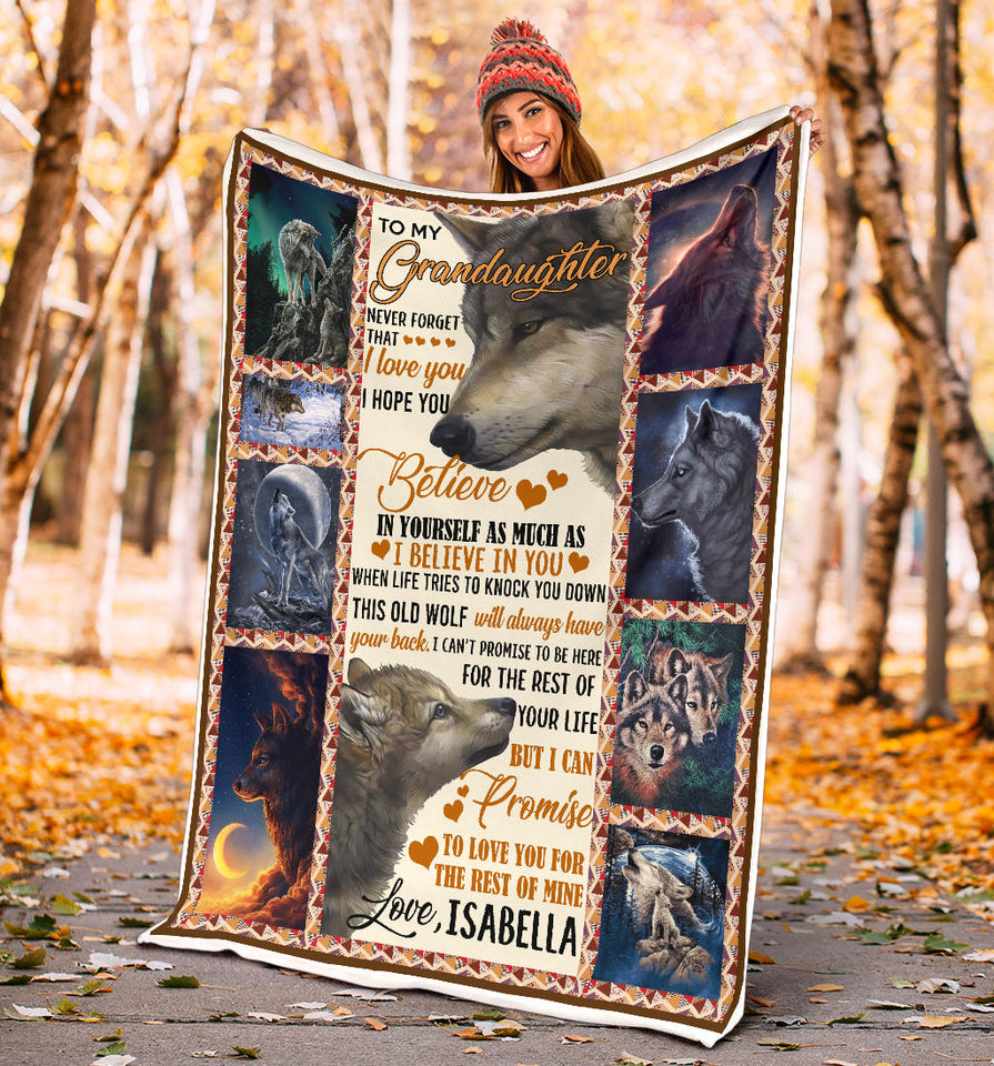 To My Granddaughter This Old Wolf copy