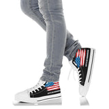 Let_s Go Brandon Custom Hi Tops, America Flag Custom Shoes