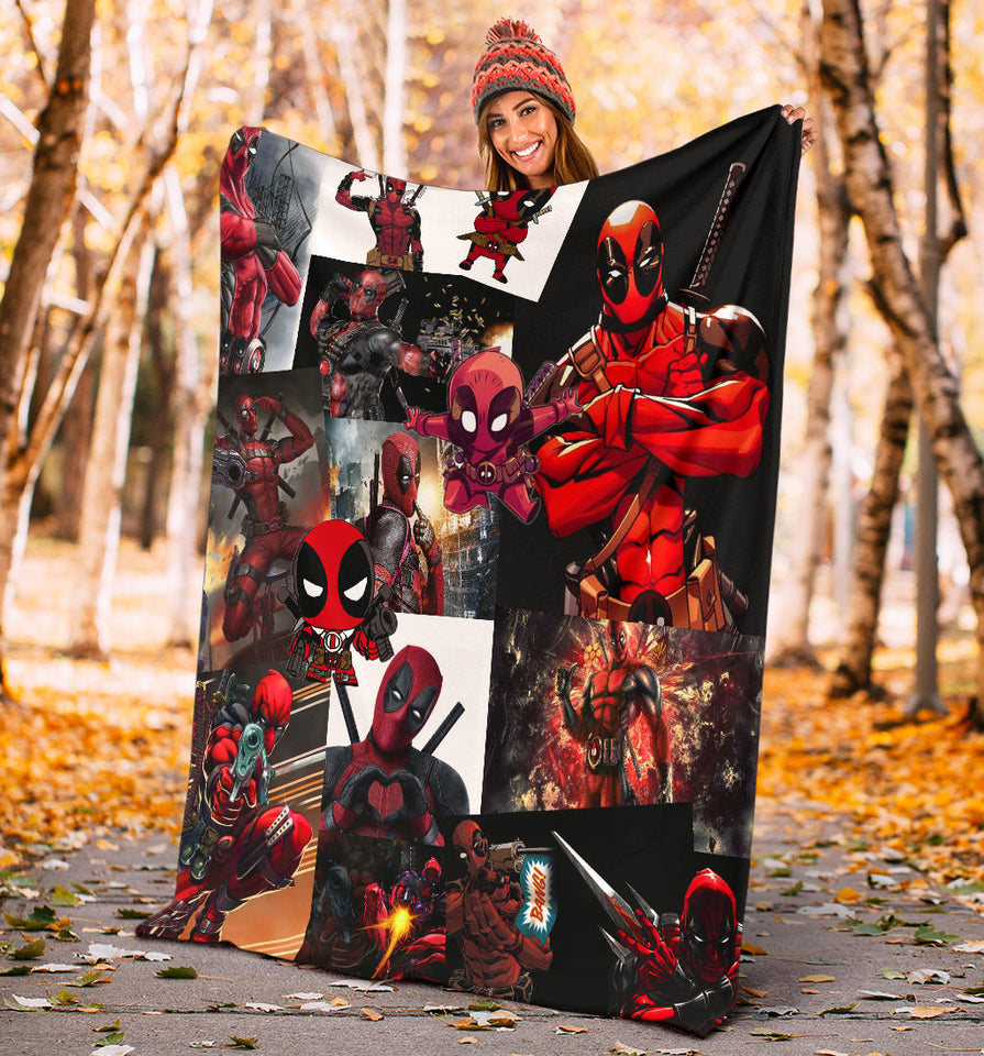 Deadpool Blanket Deadpool 3D Quilt
