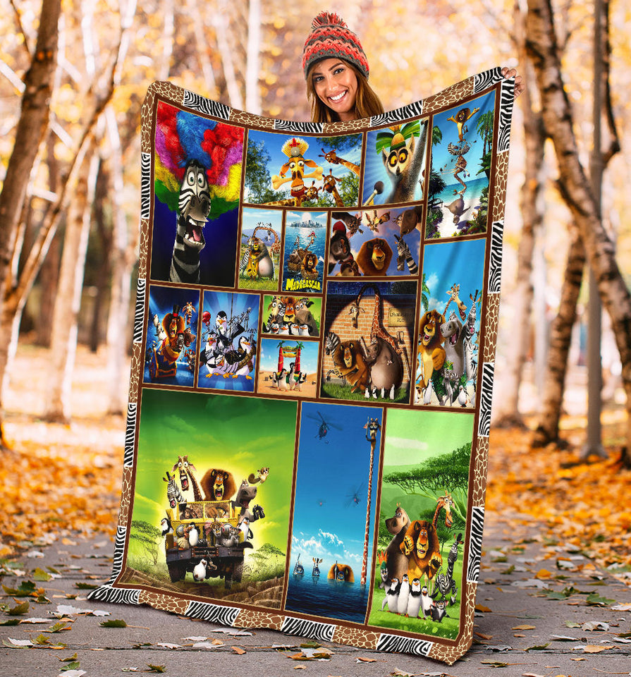 Madagascar Movies Blanket