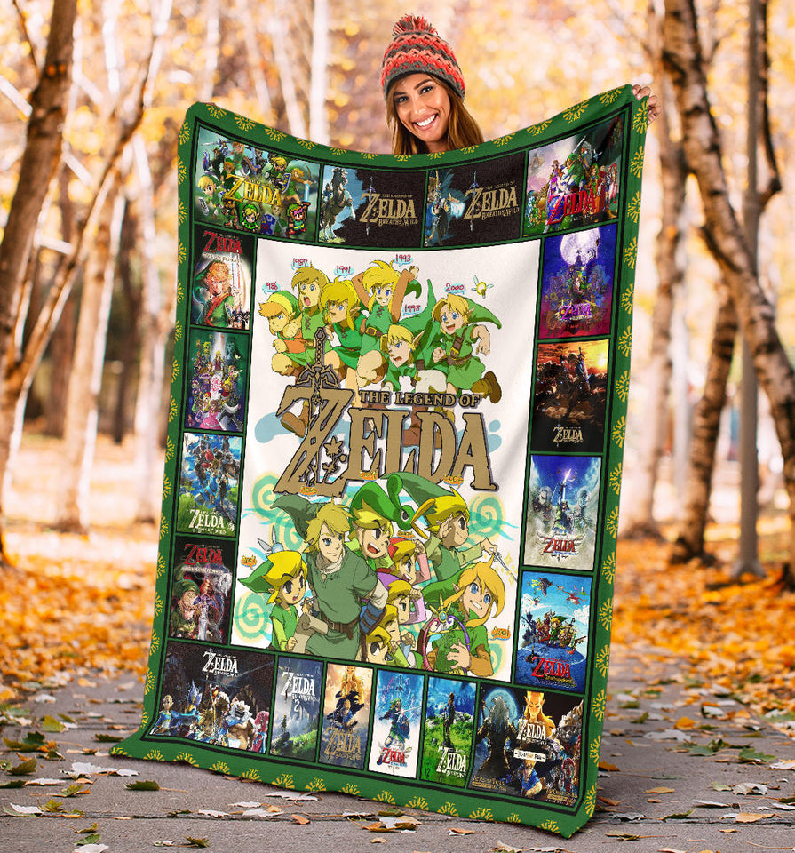 The Legend of Zelda V3 Blanket copy