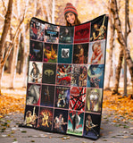 1Van Halen Fleece Sherpa Throw Blanket Quilt