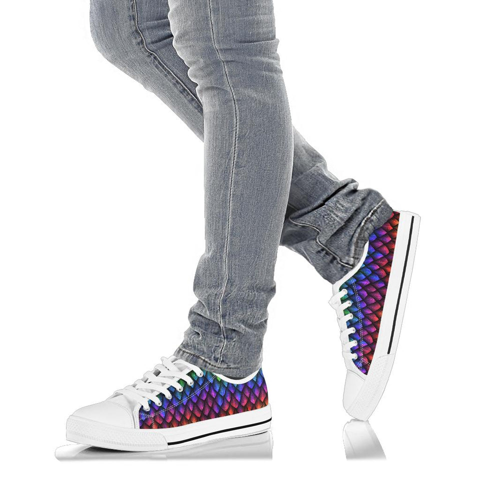 Dragon Scale, Bright Colorful, Vegan Leather, Womens