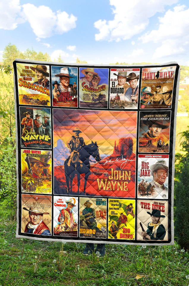 Wayne American Fleece Sherpa Blanket - Quilt