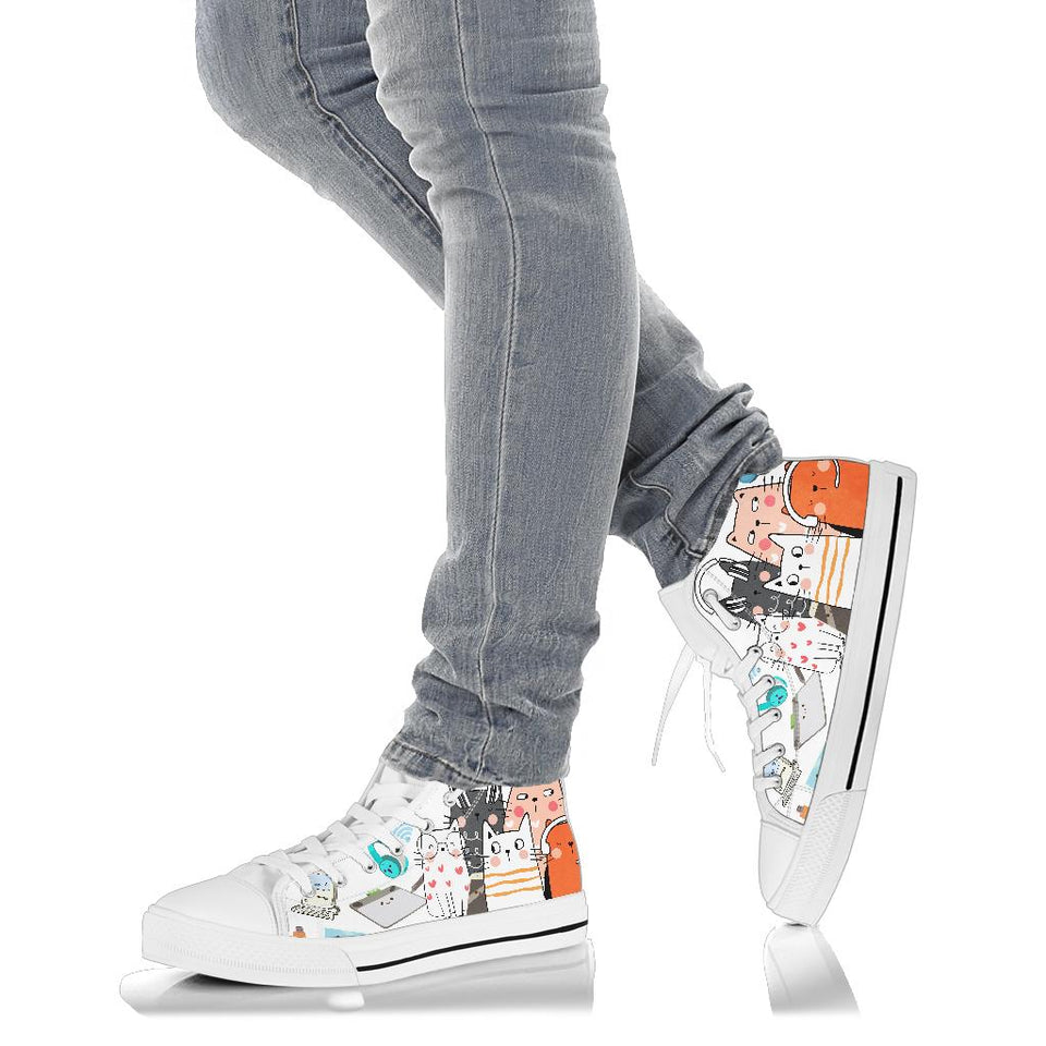 Computer Cats Shoes