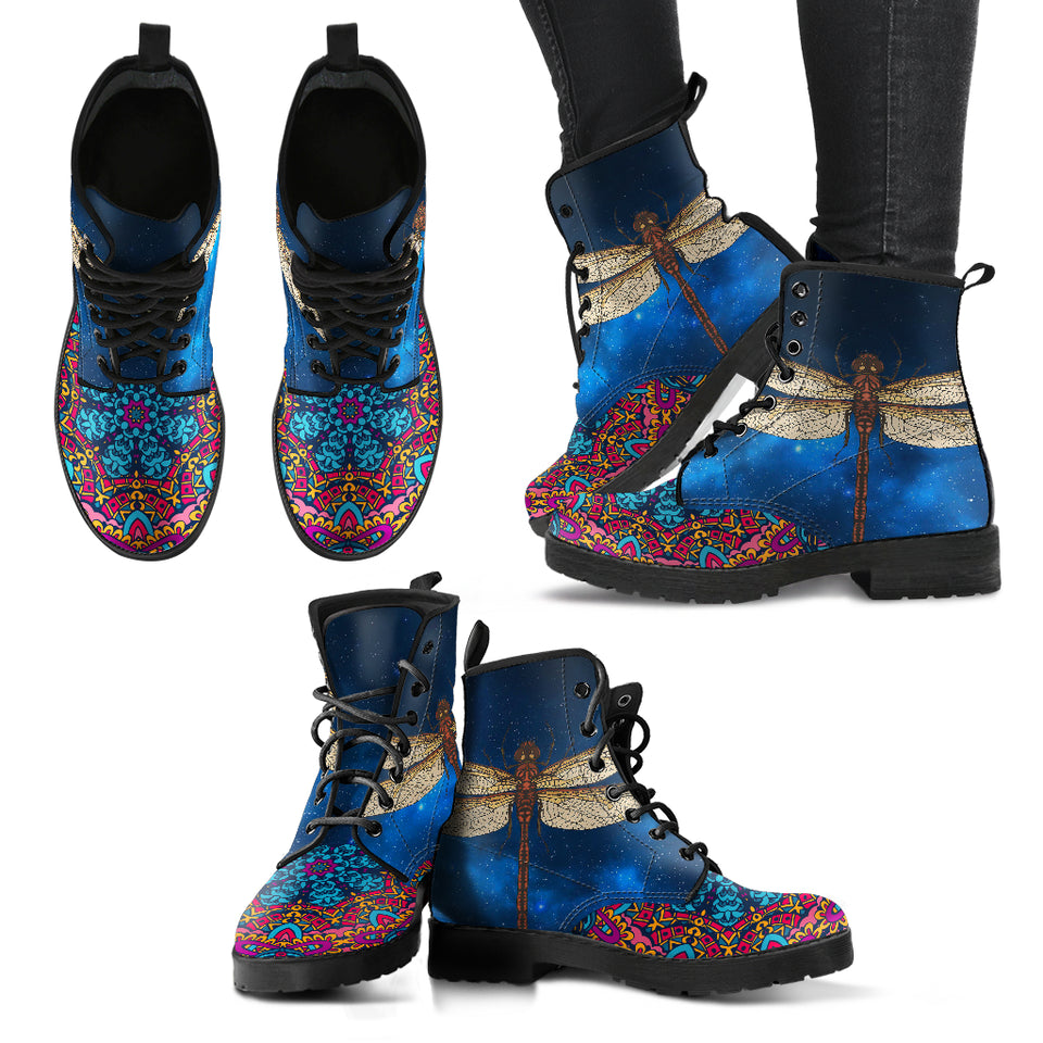 Dragonfly Shoes, Womens Leather Boots, Vegan Shoes, Outdoor Shoes, Womens Winter