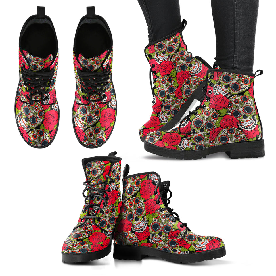 Womens Skull Boots, Womens Leather Boots, premium Boots Women, Handcrafted Boots