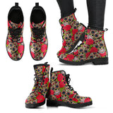 Womens Skull Boots, Womens Leather Boots, premium Boots Women, Handcrafted Boots