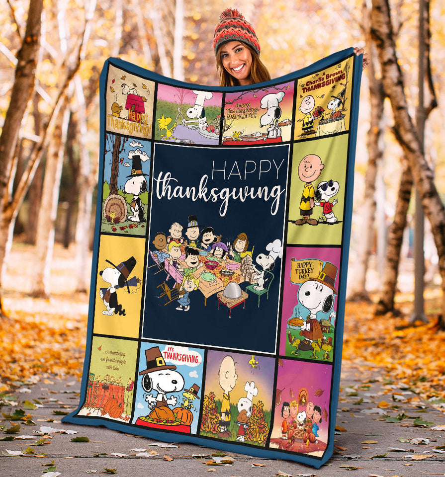 Thanksgiving Blanket Snoopy