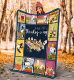 Thanksgiving Blanket Snoopy