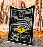 Corrections Officer Thin Silver Grey Gray Line American Flag2