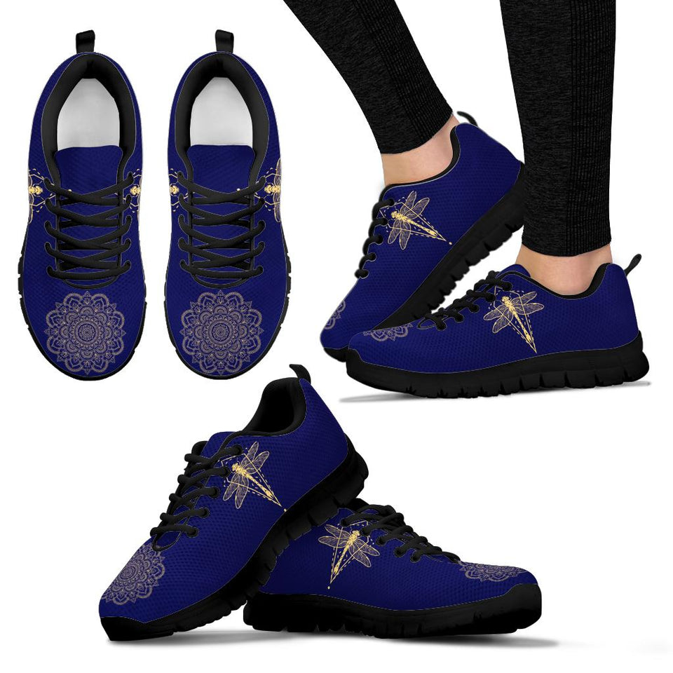 Golden Dragonfly, Lotus Mandala Boots SNEAKERS