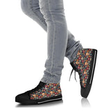 Sugar Skull Boots, Womens Skull Boots high top