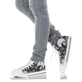 Nightmare Before Christmas High Top Sneaker Jack Skellington Unisex Canvas Shoes White