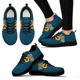 Manadala Peace Sign, Purple Black, Women's Boots SNEAKERS