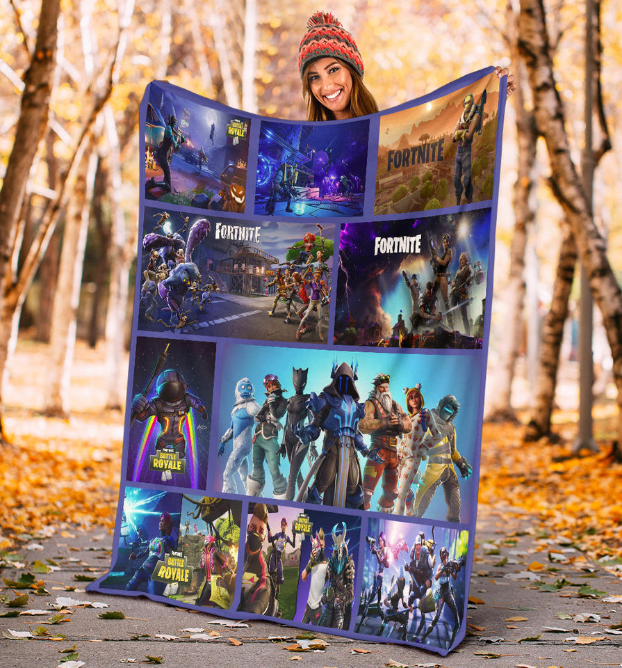 Fortnite Quilt Blanket