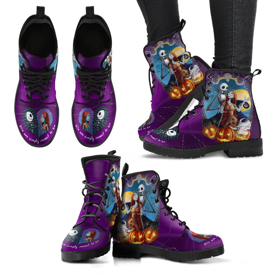 Jack Skellington And Sally We Are Simple Timberland Boots