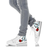 Alice in Wonderland inspired hand painted shoes