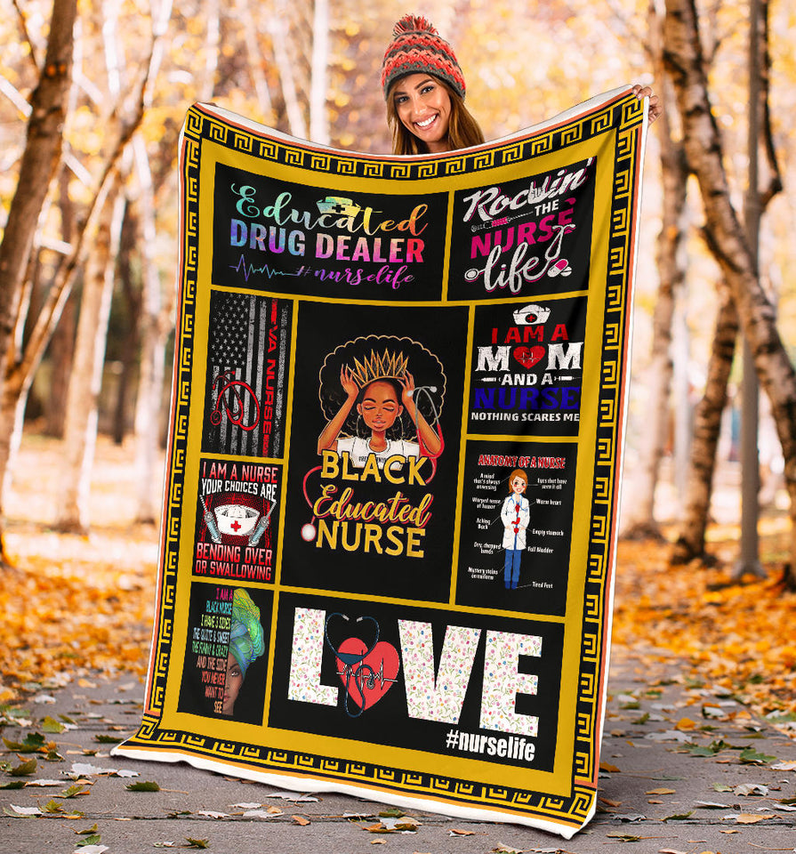 Proud Black Nurse Christmas Nursing