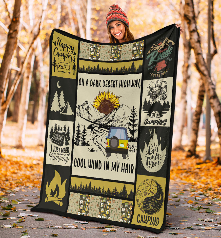 Sunflower Camping - On A Dark Desert Highway