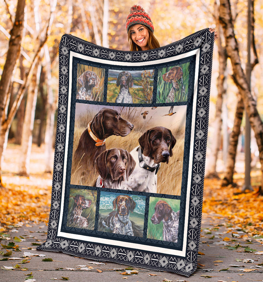 german shorthaired pointer blanket