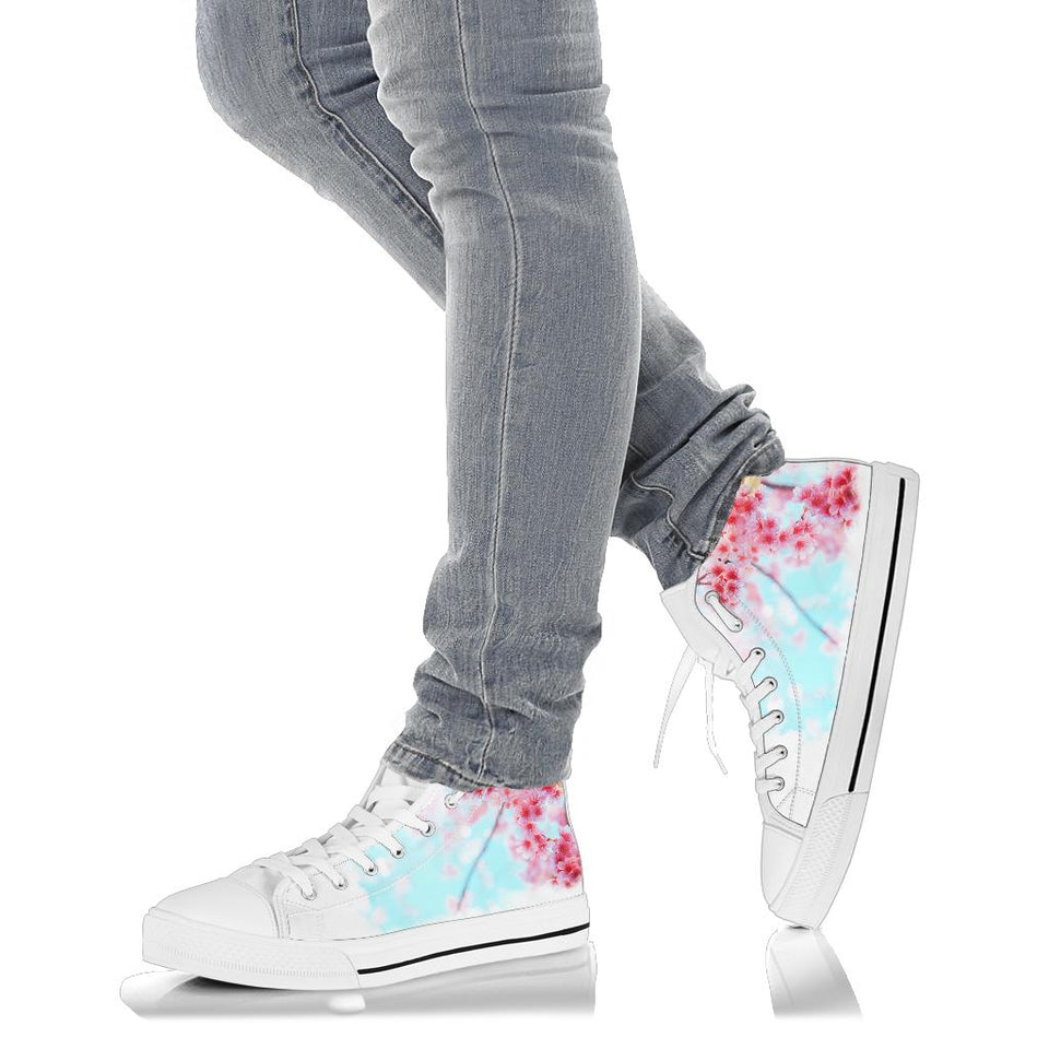 Japanese Flowers, Cherry Blossom, Custom Made Shoes